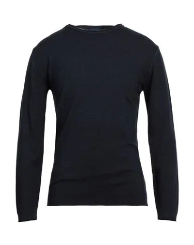 DANIELE FIESOLI DANIELE FIESOLI MAN SWEATER NAVY SIZE L MERINO WOOL