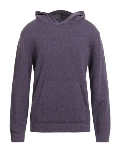 DANIELE FIESOLI DANIELE FIESOLI MAN SWEATER PURPLE SIZE L MERINO WOOL