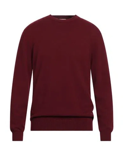 DANIELE FIESOLI DANIELE FIESOLI SELEZIONE MAN SWEATER BURGUNDY SIZE L CASHMERE