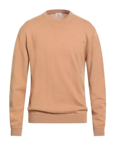 DANIELE FIESOLI DANIELE FIESOLI SELEZIONE MAN SWEATER CAMEL SIZE L CASHMERE