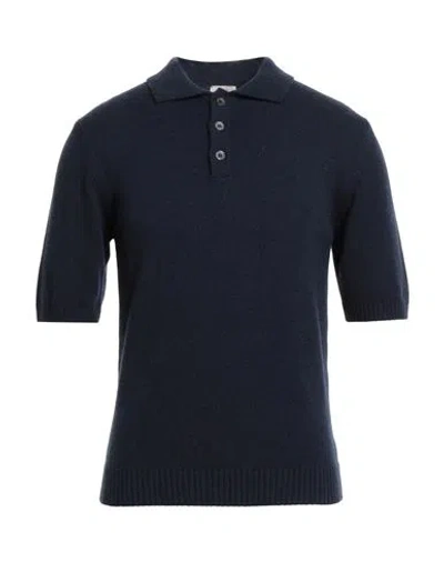 DANIELE FIESOLI DANIELE FIESOLI SELEZIONE MAN SWEATER MIDNIGHT BLUE SIZE S CASHMERE