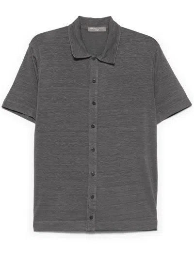 DANIELE FIESOLI SLUB-TEXTURE POLO SHIRT