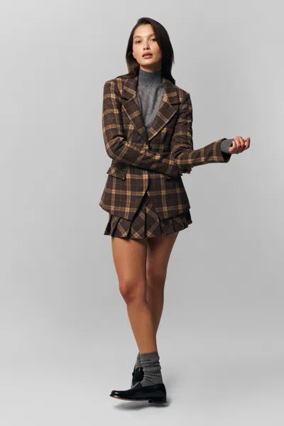 DANIELLE GUIZIO NY COOPER TARTAN BLAZER