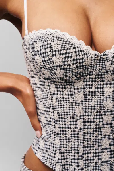 DANIELLE GUIZIO NY FLORIANE GINGHAM SKORT