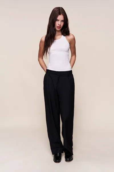 DANIELLE GUIZIO NY LEO MID RISE STRAIGHT PANT