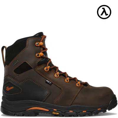 DANNER DANNER® VICIOUS MEN 6" BROWN/ORANGE MET/NMT WORK BOOTS 13880 - ALL SIZES -