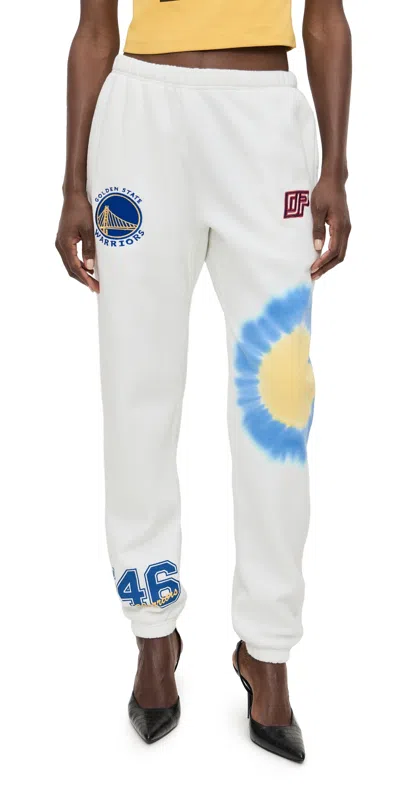 DANNIJOPRO WARRIORS BULLSEYE SWEATPANTS WHITE