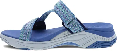 DANSKO WOMEN'S ROSETTE SANDAL IN BLUE MULTI WEBBING