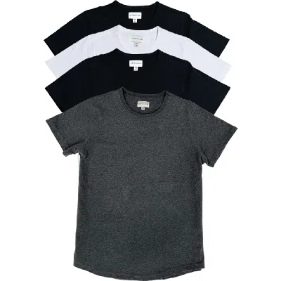 DAPPER BOI DAPPER BOI ESSENTIAL DROP-CUT CREW NECK 4-PACK 2.0