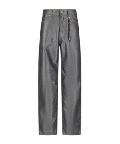 DARKPARK CHAIN DETAIL WIDE-LEG PANTS