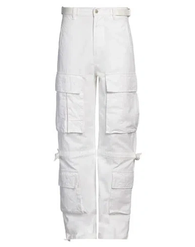 DARKPARK DARKPARK MAN PANTS WHITE SIZE 30 COTTON