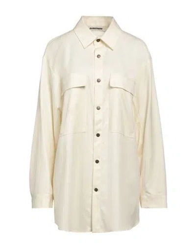 DARKPARK DARKPARK WOMAN SHIRT CREAM SIZE S VIRGIN WOOL