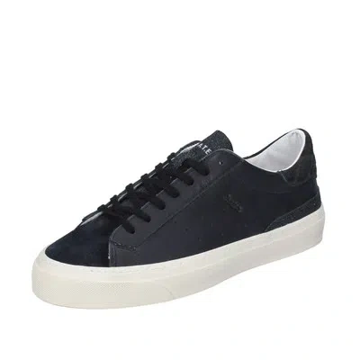 DATE DAMEN SCHUHE DATE 37 EU SNEAKERS SCHWARZ LEDER WILDLEDER BG689-37