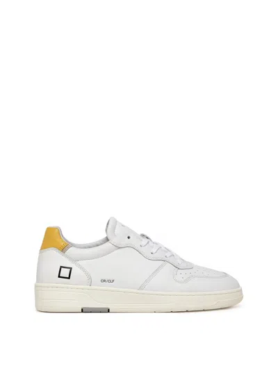 DATE SNEAKERS MAN DATE M997-CR-CA-HY - COURT CALF WHITE YELLOW
