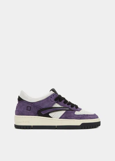 DATE SNEAKERS WOMAN DATE W411-TO-SR-PU STRIPED PURPLE STRIPED PURPLE