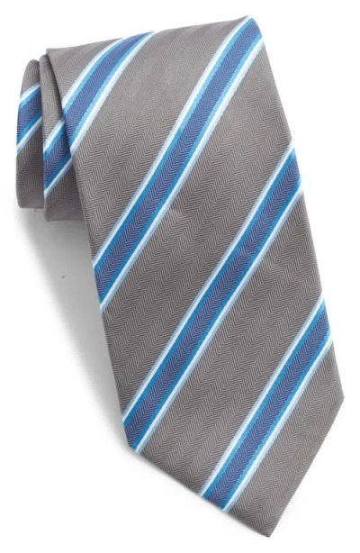 DAVID DONAHUE DAVID DONAHUE STRIPE SILK TIE