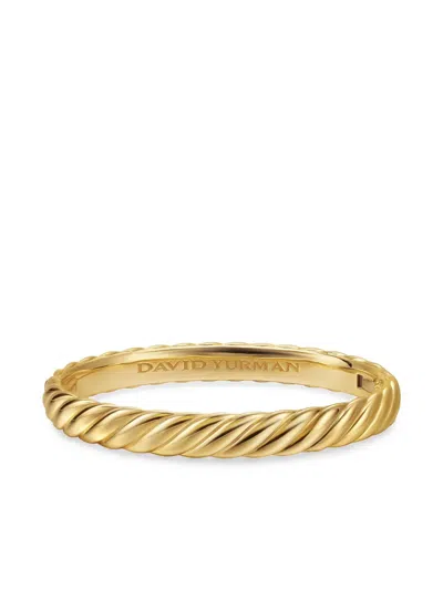 DAVID YURMAN 18K YELLOW GOLD CABLE BRANGLE BRACELET