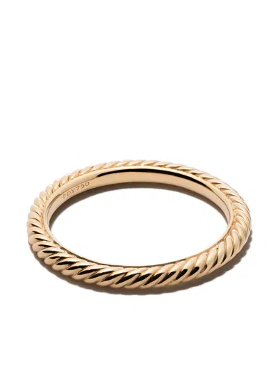 DAVID YURMAN 18KT YELLOW GOLD CABLE COLLECTIBLES STACK RING (2MM)