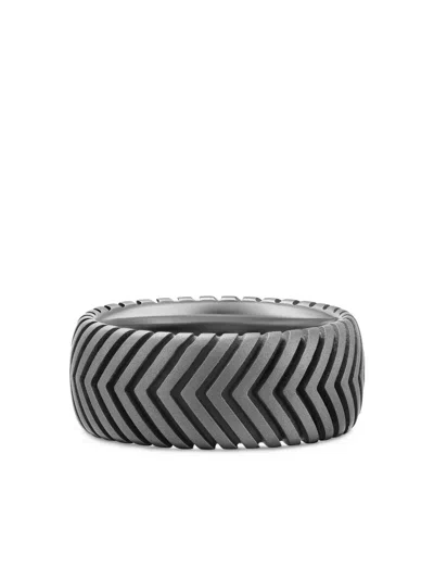 DAVID YURMAN CHEVRON BAND RING