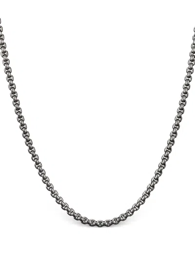 DAVID YURMAN STERLING SILVER BOX CHAIN NECKLACE (2.7MM)