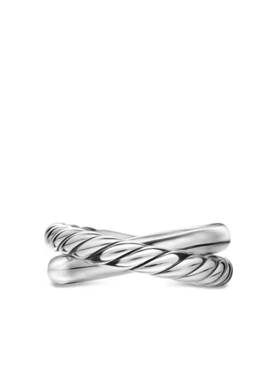 DAVID YURMAN STERLING SILVER CROSSOVER RING