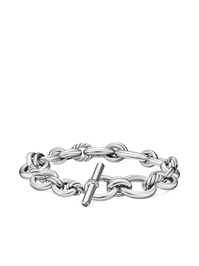 DAVID YURMAN STERLING SILVER DY MERCER® CHAIN DIAMOND BRACELET