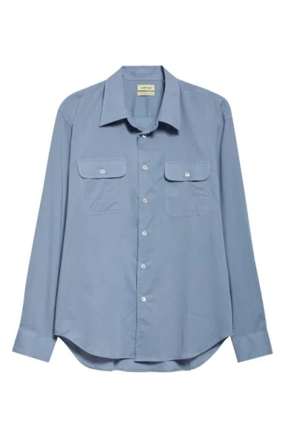 DE BONNE FACTURE DE BONNE FACTURE ARTIST COTTON & HEMP BUTTON-UP SHIRT