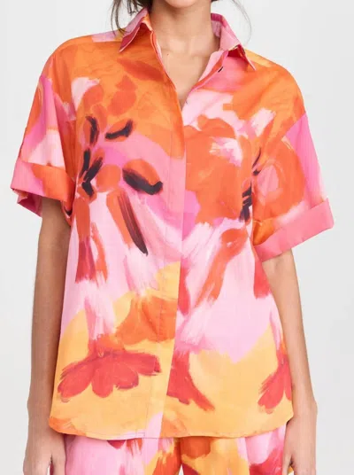 DE LORETA TUNKI BLOUSE IN ANTURIO