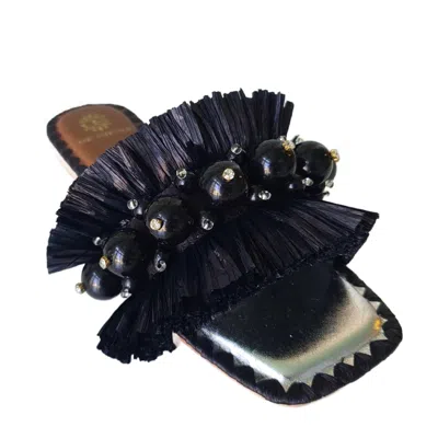 DE SIENA WOMEN'S NARA SANDALS IN BLACK