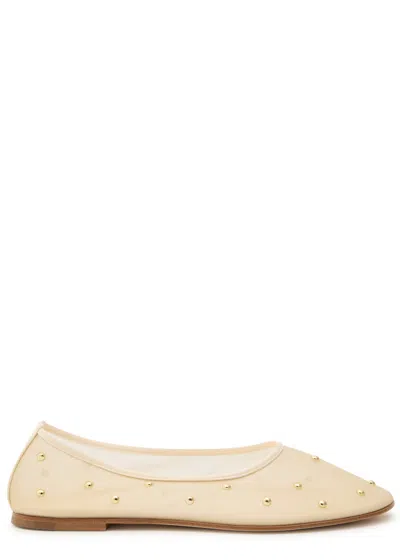 DEAR FRANCES DEAR FRANCES BALLA EMBELLISHED MESH BALLET FLATS