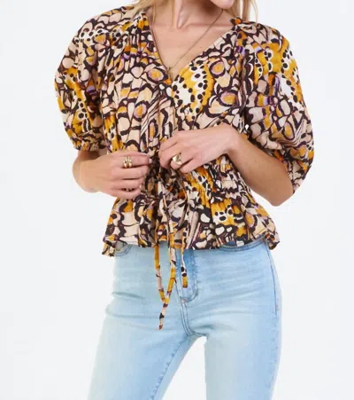 DEAR JOHN DENIM ATHENA TOP IN PAINTED LADY