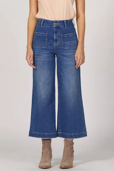 DEAR JOHN DENIM AUDREY WIDE LEG CROP JEAN IN NEVIS