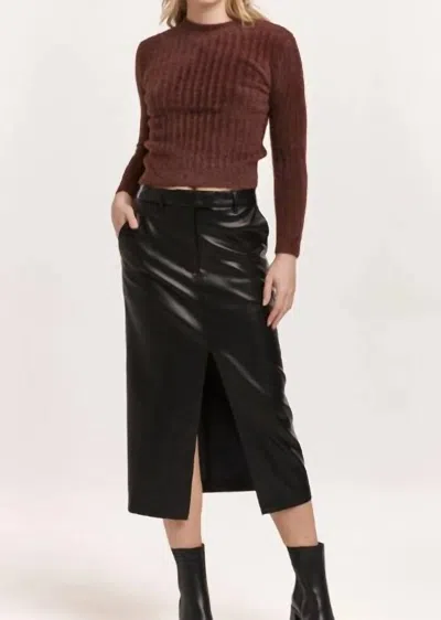 DEAR JOHN DENIM SIA BALLERINA LENGTH SKIRT IN BLACK