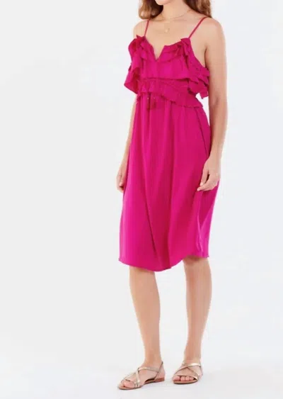 DEAR JOHN DENIM VALENTINA DRESS IN LIPSTICK PINK
