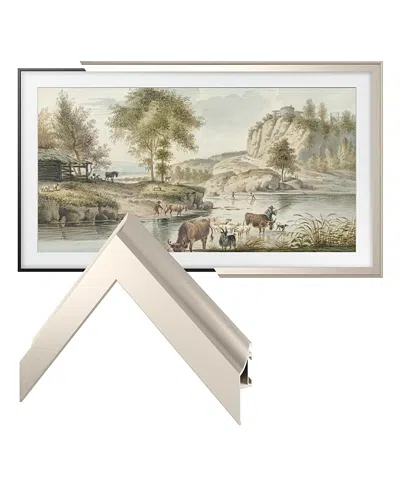 DECO TV FRAMES 55" CUSTOMIZABLE ALLOY SCOOP FRAME FOR SAMSUNG THE FRAME TV 2021-2023