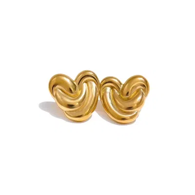 DECOLET THE LABEL WOMEN'S GOLD LIV EARRINGS