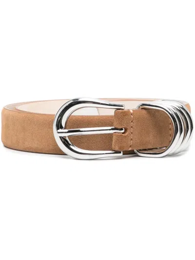 DEHANCHE HOLLYHOCK 3-RING SUEDE BELT