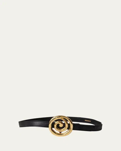 DEHANCHE KORU SKINNY LEATHER BELT