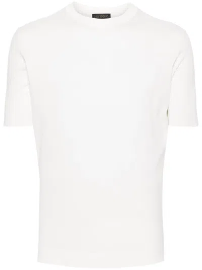 DELL'OGLIO CREW-NECK COTTON T-SHIRT