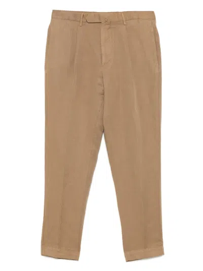 DELL'OGLIO PLEATED CHINOS