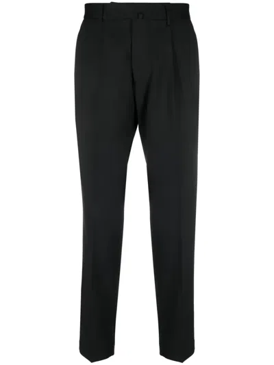 DELL'OGLIO PLEATED TAPERED TROUSERS