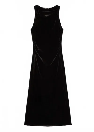 DELUC WOMEN'S ARUM MIDI DRESS IN BLACK