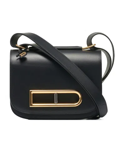 DELVAUX SMALL LINGOT LEATHER SHOULDER BAG