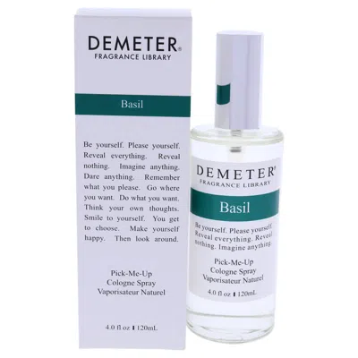 DEMETER DEMETER UNISEX BASIL EDC SPRAY 4.0 OZ FRAGRANCES 648389877389