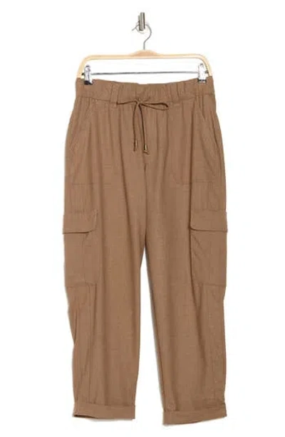 DEMOCRACY DEMOCRACY AB LEISURE HIGH WAIST UTILITY STRAIGHT LEG PANTS