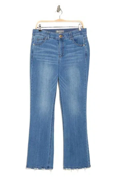 DEMOCRACY DEMOCRACY DISTRESSED HEM ITTY BITTY BOOTCUT JEANS