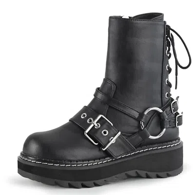 DEMONIA DEMONIA DAMEN GOTHIC ALTERNATIVE BOOTS LILITH-210 KUNSTLEDER VEGAN