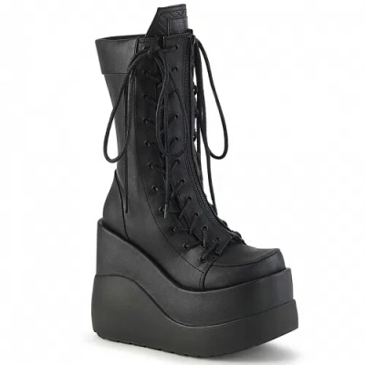 DEMONIA PLATEAU STIEFEL SCHWARZ VOID-118 | DEMONIA