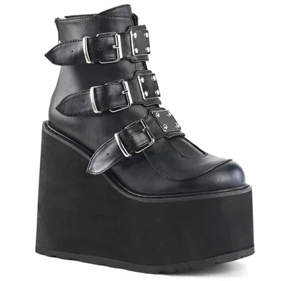 DEMONIA SWING-105 ° DAMEN STIEFELETTE ° SCHWARZ ° DEMONIA