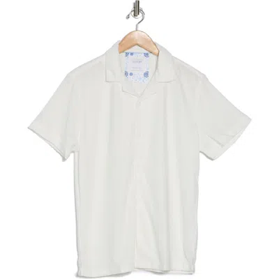 DENIM AND FLOWER DENIM AND FLOWER TEXTURED BUTTON-UP SHIRT